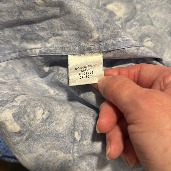 Men’s Bugatchi Sz M shaped fit Shirt EUC - Picture 8 of 9